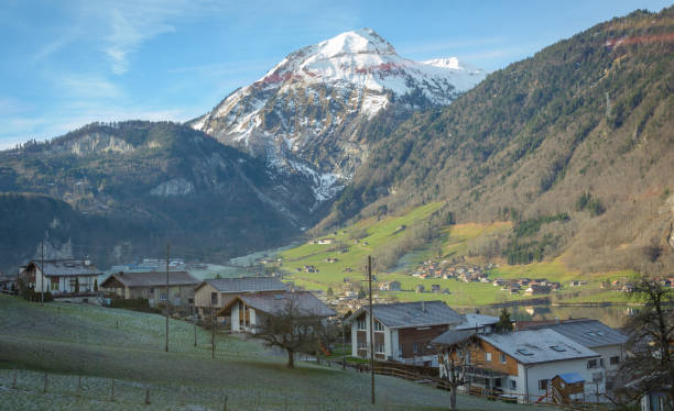 istock swiss landscape and houses lakes 875433646