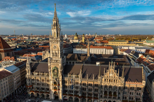 istock The town hall in Munich placed on the Marienplatz 875433988