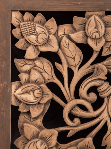 istock plaster painting, vase, floral patterns on an isolated background 875437670