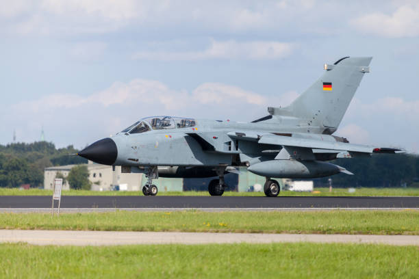 istock german jet fighter drives on military airbase 875441334