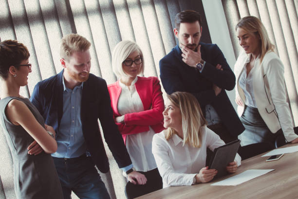 istock Business team discussing about new ideas 875468080