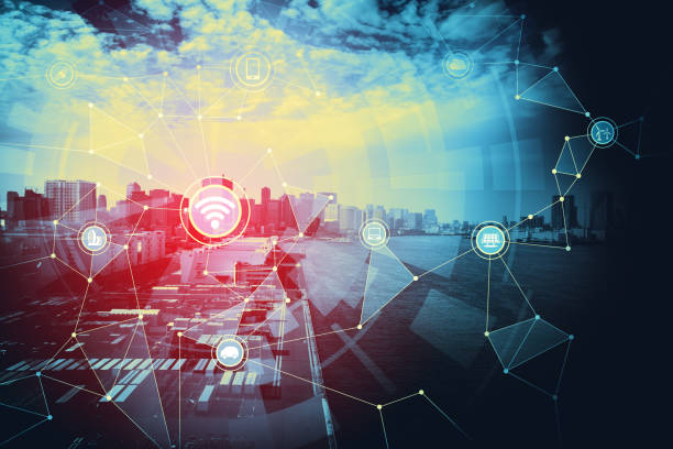 istock Smart city and Internet of Things concept. 875478234