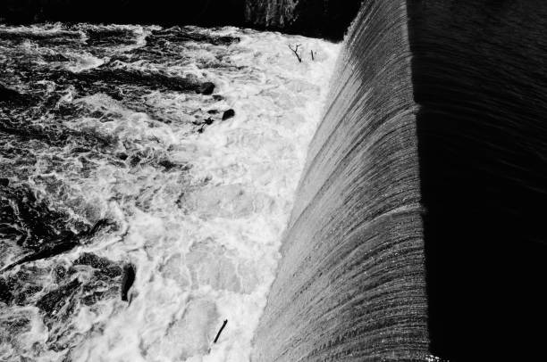 The 4th Privilege Dam at Stone Mill, Dedham MA. #3 stock photo