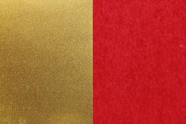 Japanese new year red gold paper texture background