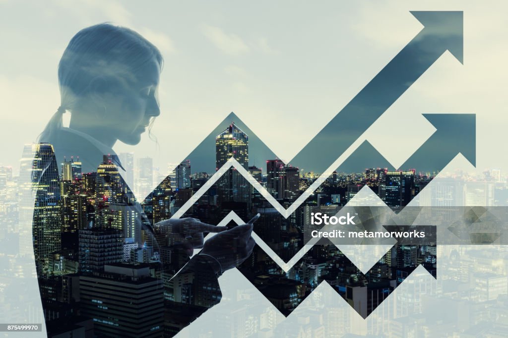 Business and growth concept. Growth Stock Photo