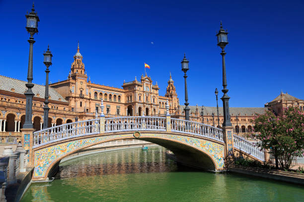 istock Plaza de Espana or Spain Square in Seville 875509160