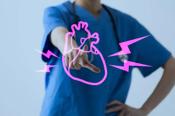 Photo of Heart disease. Medical checkup concept.