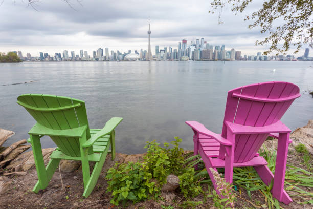 istock Skyline view of Toronto from the Centre Island 875530726