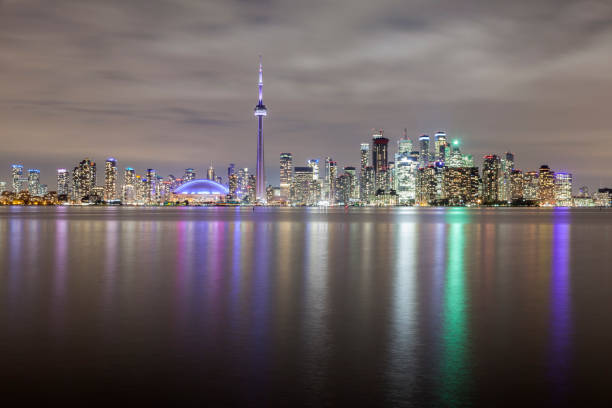 istock Skyline of Toronto at night, Canada 875530800
