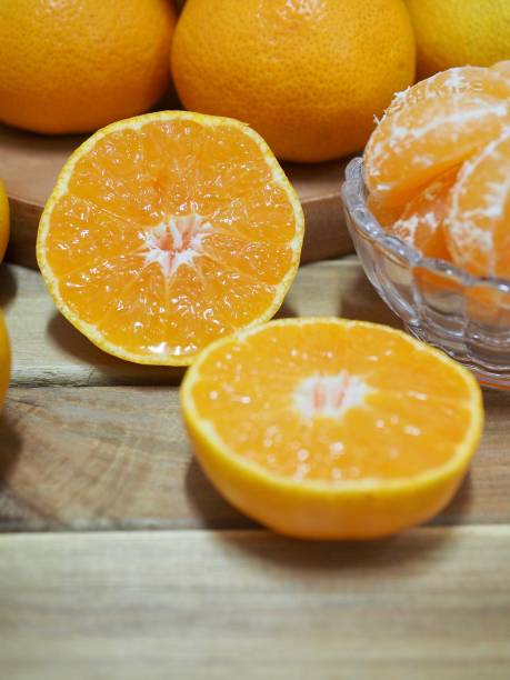 istock Fresh Korean fruit Jeju citrus, mandarin, tangerine 875531392