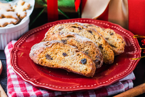 istock Christmas cookies background. Ginger dough for gingerbread, star, Christmas tree,Biscuits 875540824