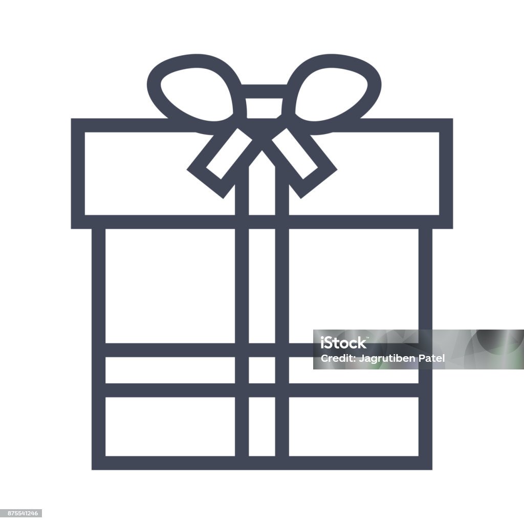 Wrapped Box Vector Gift Wrapped Box Stock Illustration - Download Image Now - Anniversary ...