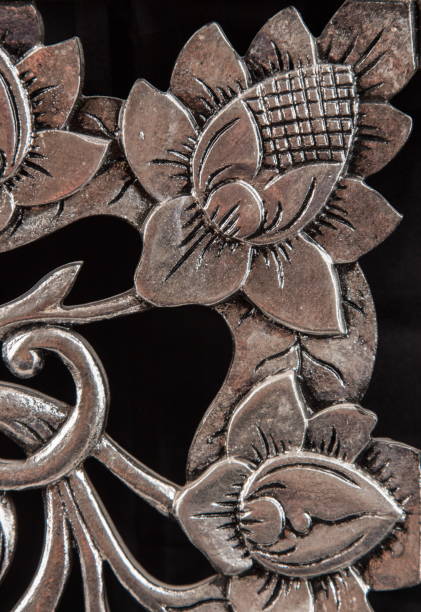 istock plaster painting, vase, floral patterns on an isolated background 875544684