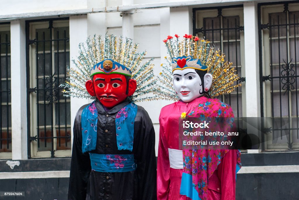 Ondel-ondel Betawi Ondel-ondel is a form of folk performance using large puppets. It originated from Betawi, Indonesia and is often performed in festivals. The word ondel-ondel refers to both the performance and the puppet. Indonesia Stock Photo
