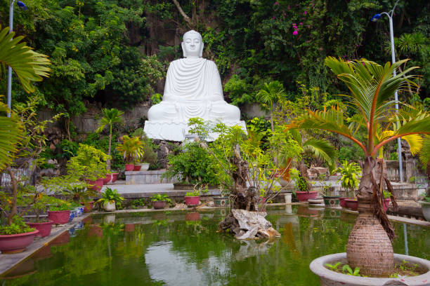 istock Vietnam. Da Nang. Buddha temple in the Marble mountains. 875554470