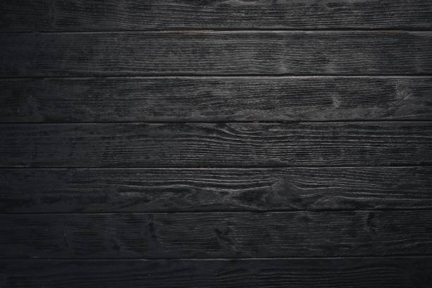 istock Wooden dark texture background. Top view. Free space. 875575276
