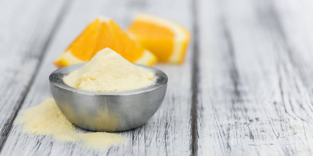 istock Portion of Orange fruit Powder (selective focus) 875583556