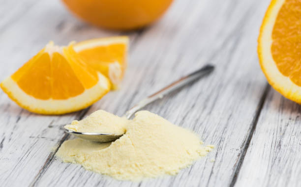 istock Portion of Orange fruit Powder (selective focus) 875584298