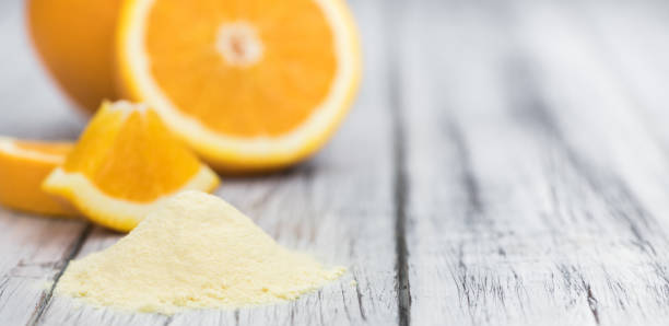 istock Portion of Orange fruit Powder (selective focus) 875586502