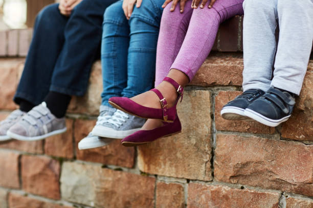 istock New shoes for the new school year 875614004