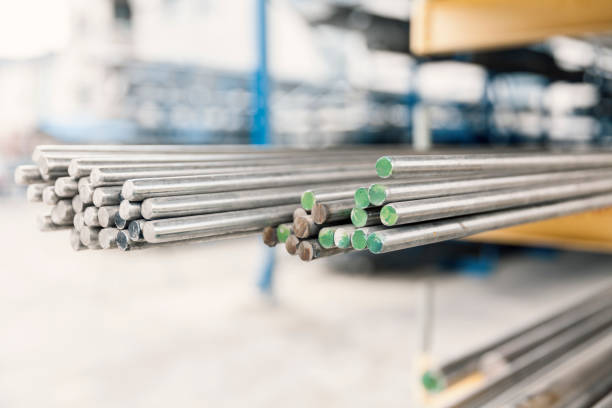 istock steel metal bars 875625800