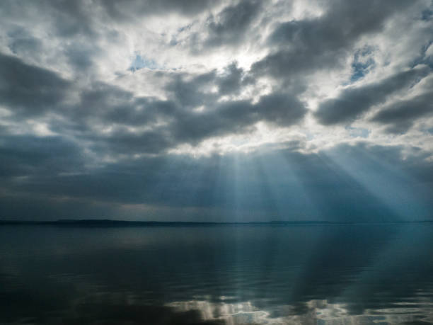 istock Earth's wonder, Stormy skies, dark clouds, storms threaten 875626456