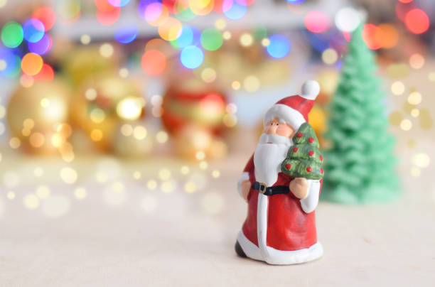 istock Christmas background with santa claus 875632680
