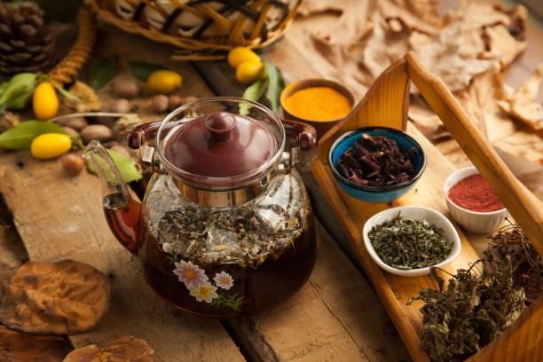 istock Teapot with carnation and cardamom. 875650620