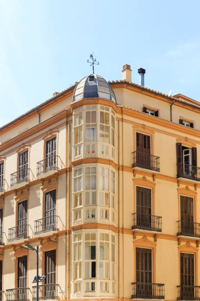 istock Corner of Apartment Building with Bay Windows 875650924