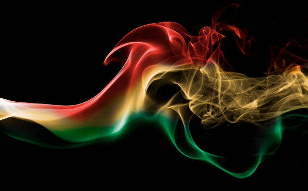istock Bolivia national smoke flag 875654658
