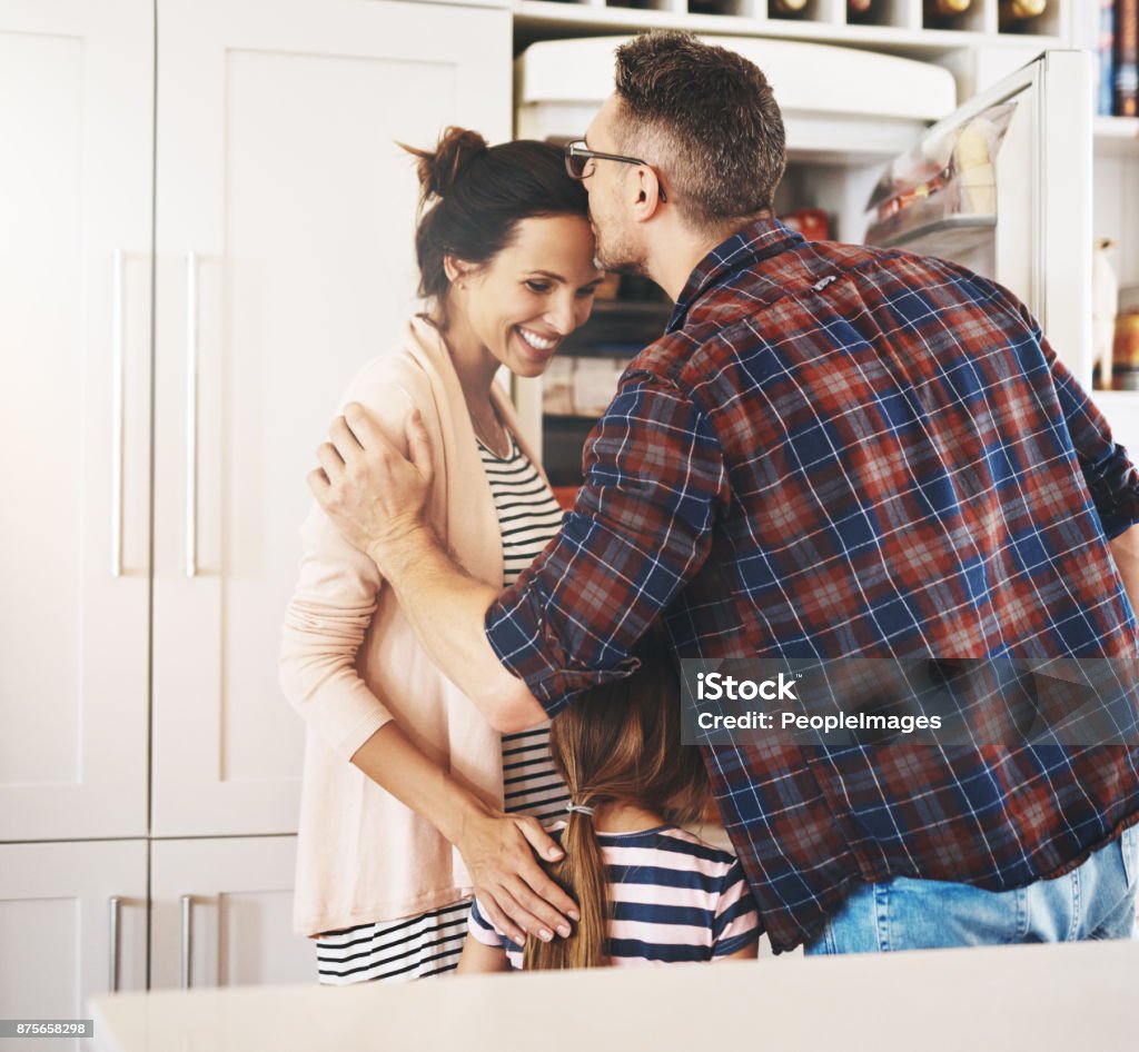 Good Morning My Love Stock Photo - Download Image Now - Kissing ...
