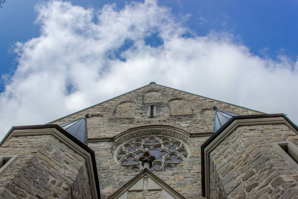 beautiful stone churche in Schwarzach in Vorarlberg, Austria