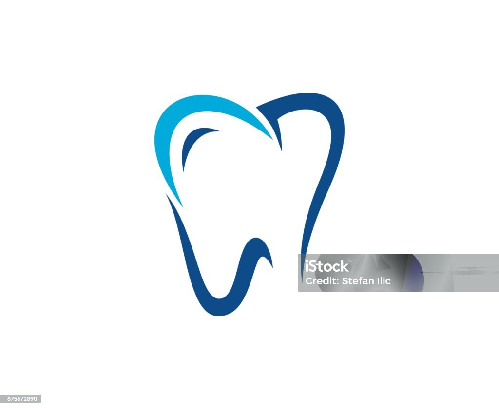 Icône de dentaire - clipart vectoriel de Logo libre de droits