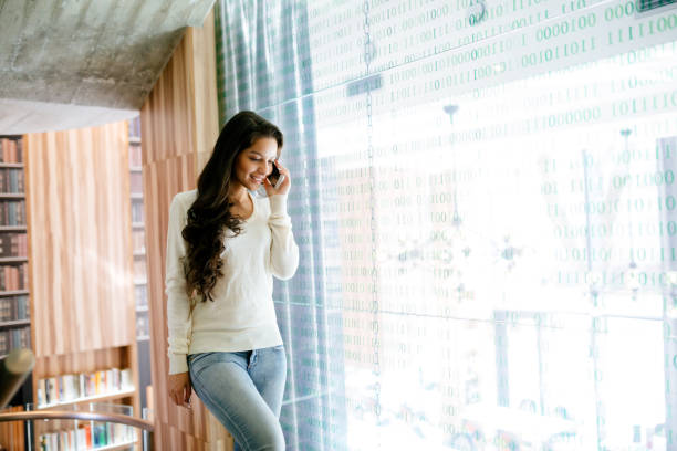 istock Businesswoman using phone 875676796