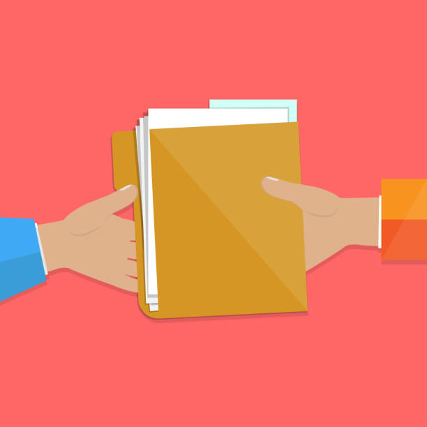 Hand Between Files 224,500+ Handing Document Stock Illustrations, Royalty-Free Vector ...