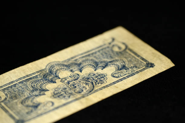 istock An obsolete banknote in five Czechoslovak krones on a dark background 875684148