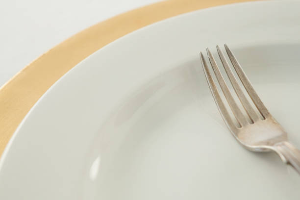 istock Close-up of fork in a plate 875690014