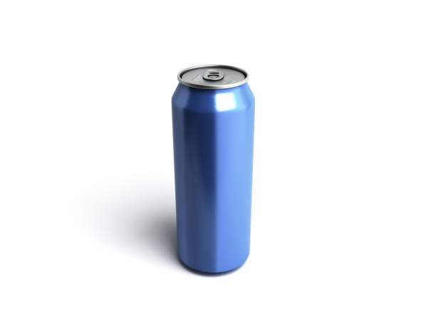 istock Metal Aluminum Beverage Drink Can 3d render on white 875693860