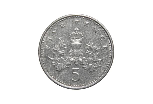 istock coin of Great Britain 5 pence 875696170