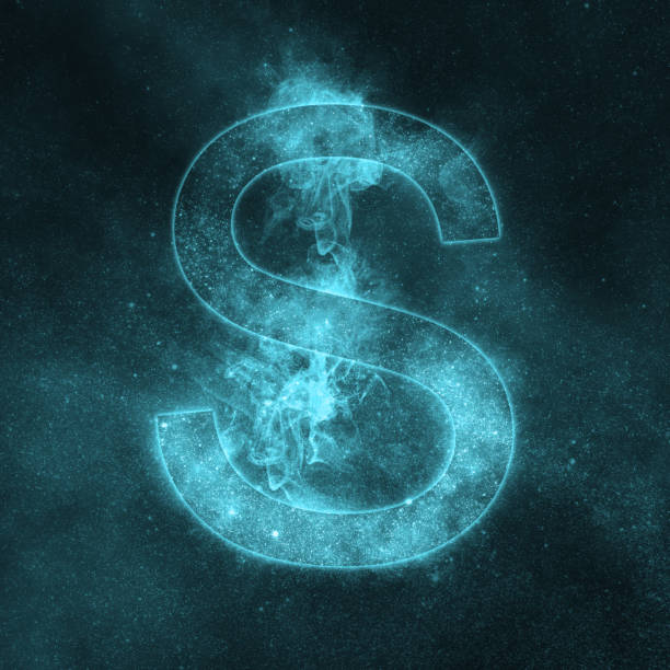 istock Letter S alphabet symbol. Space Letter, Night Sky Letter. 875707834