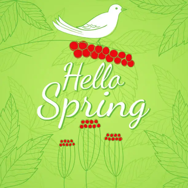 Vector illustration of Spring Season Theme