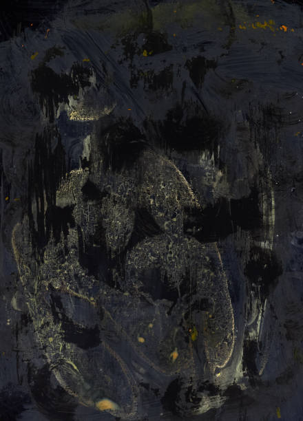 istock aggressive fear expressive modern art background 875721816