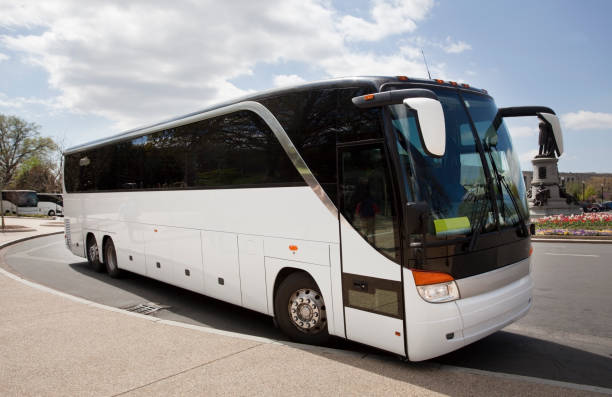 Charter Tour Bus - fotografia de stock