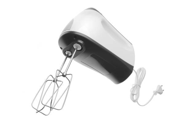 Electric whisk isolated on white background