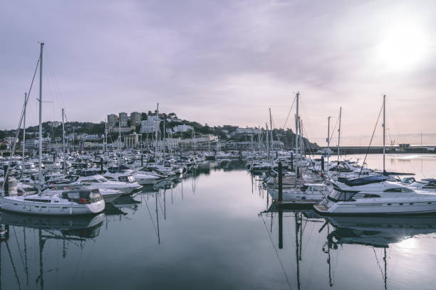 istock Beautiful morning overlooking the harbor 875733510