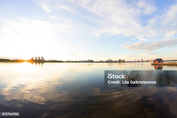 View On A Beautiful Lake Stock Photo - Download Image Now - Adventure, Backgrounds, Beauty