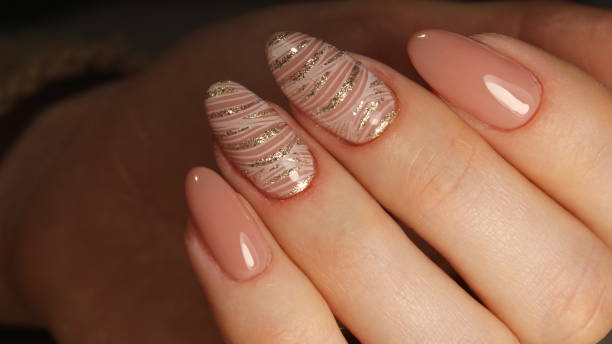 istock Fashion nails design manicure 875819292