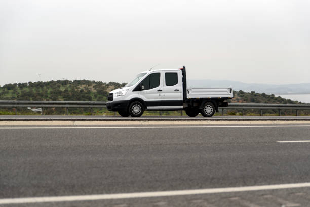 istock Pick-up Truck on Highway 875825168