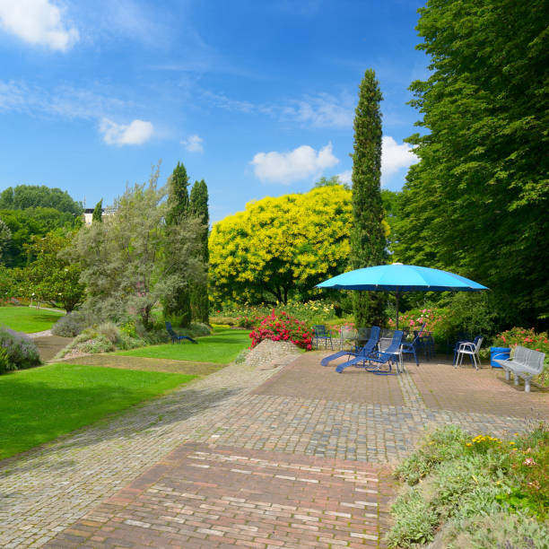 istock City Park in Mannheim, Germany. 875830292