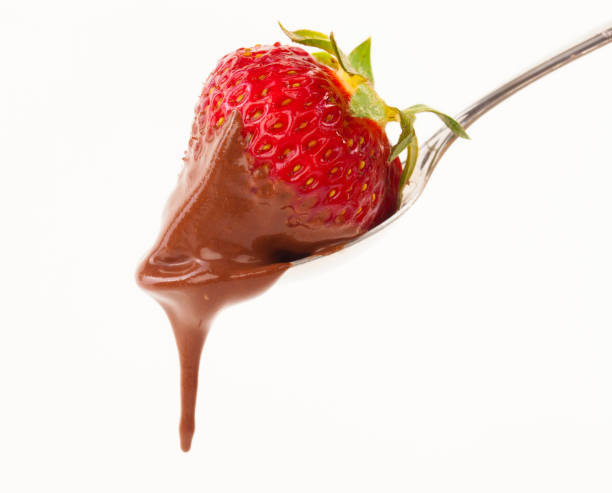 istock beautiful delicious strawberry with chocolate 875834404